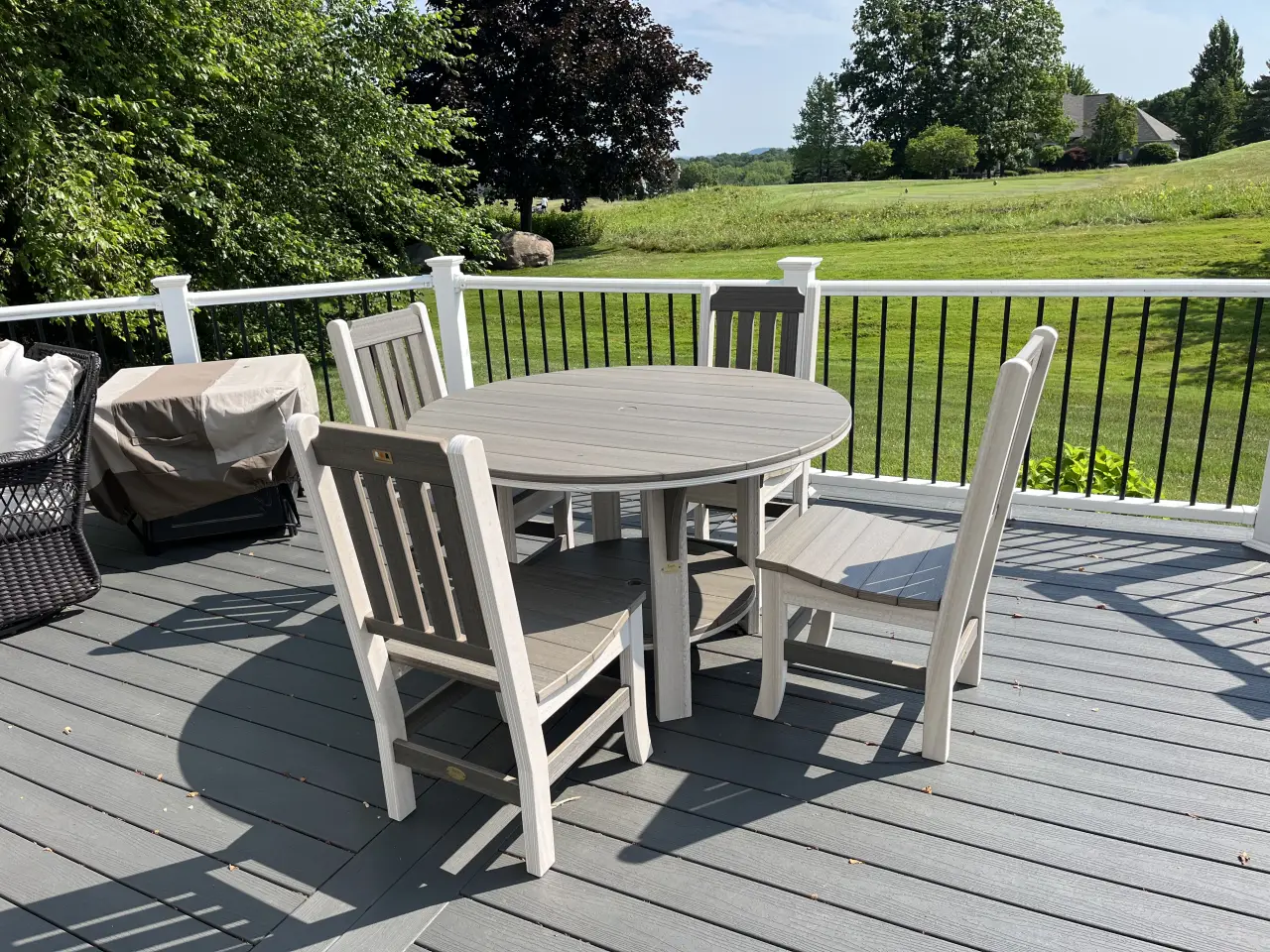 ADK Guys poly outdoor furniture customer photo