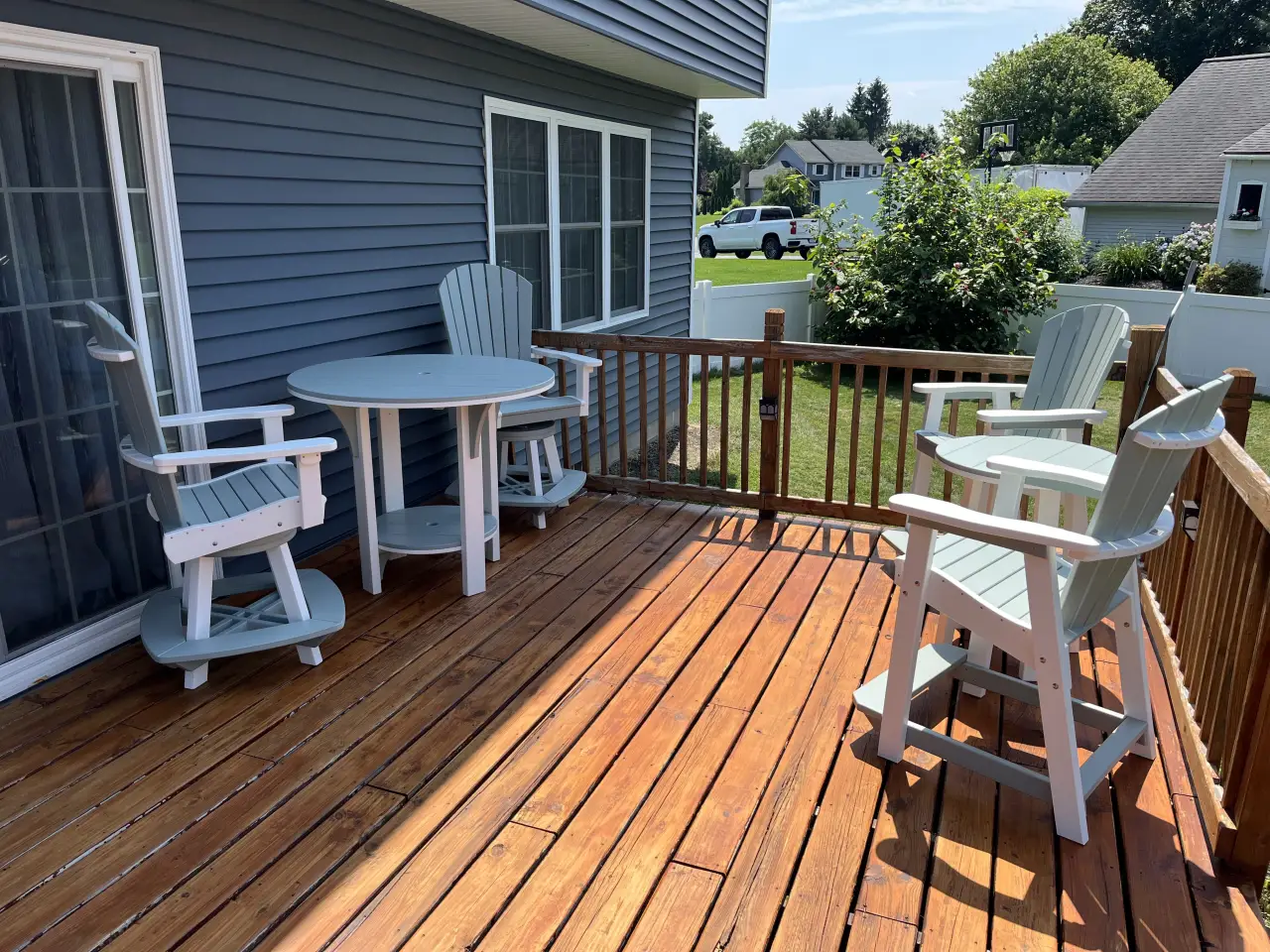 ADK Guys poly outdoor furniture customer photo
