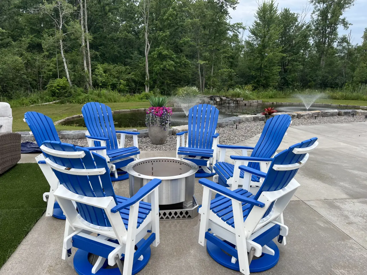 ADK Guys poly outdoor furniture customer photo