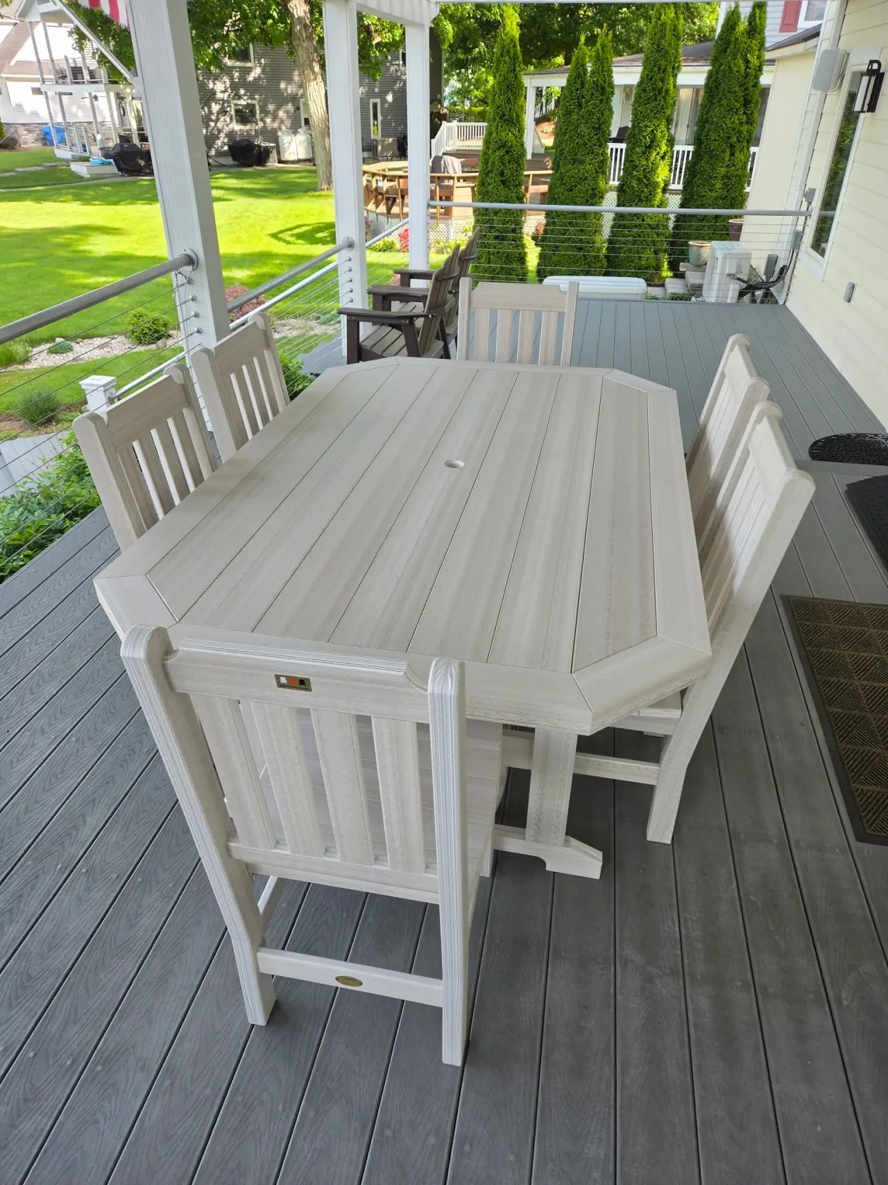 ADK Guys poly outdoor furniture customer photo