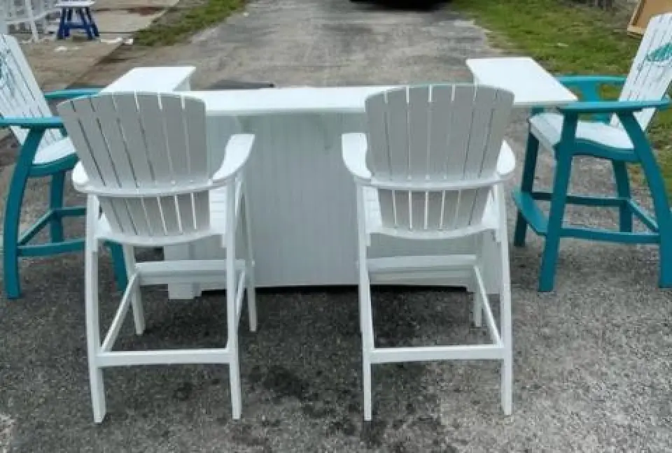 white adirondack chairs