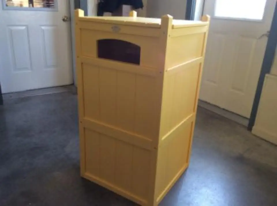 adirondack trashcan
