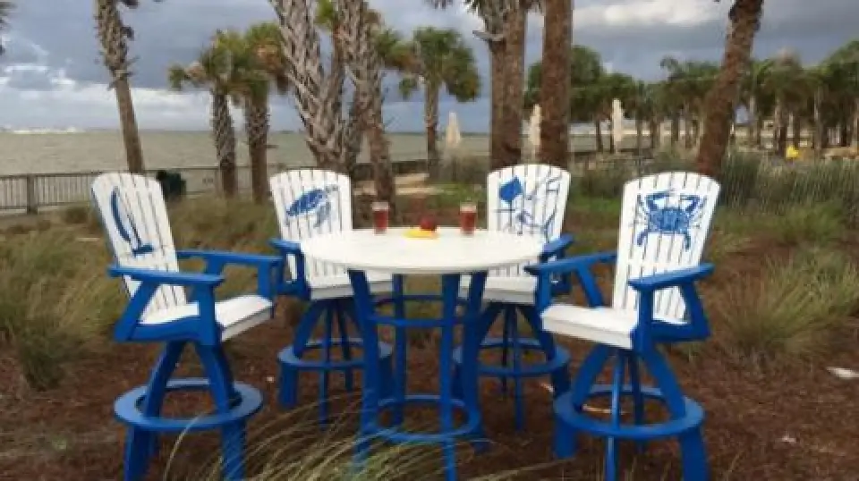 logo on adirondack furniture
