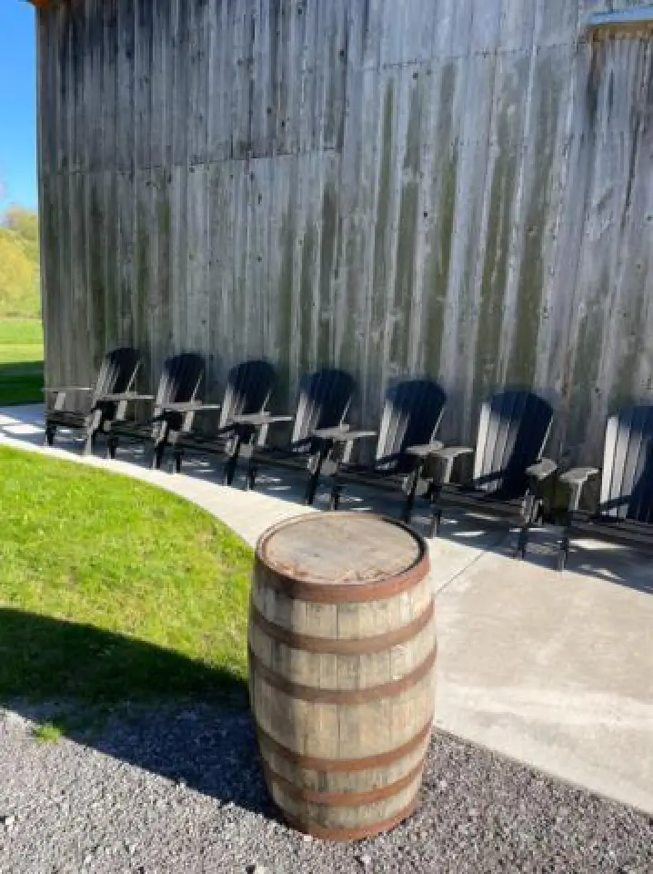 black adirondack chairs