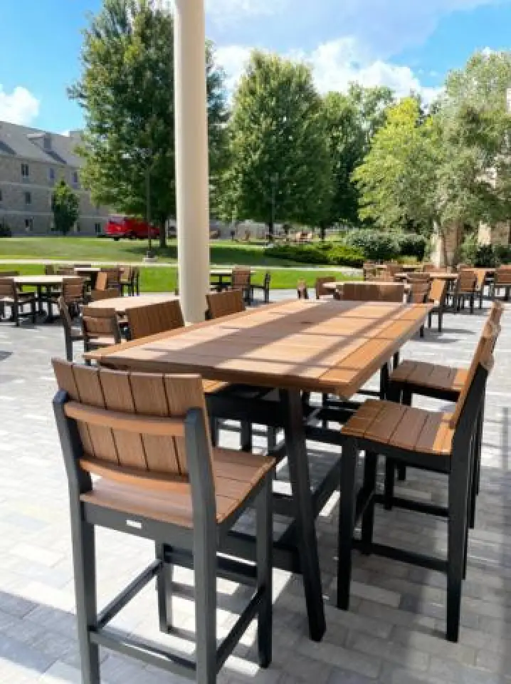 Six Chair Dining Set with Rectangle Table