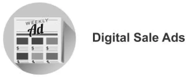 weekly ad icon "digital sale ads"