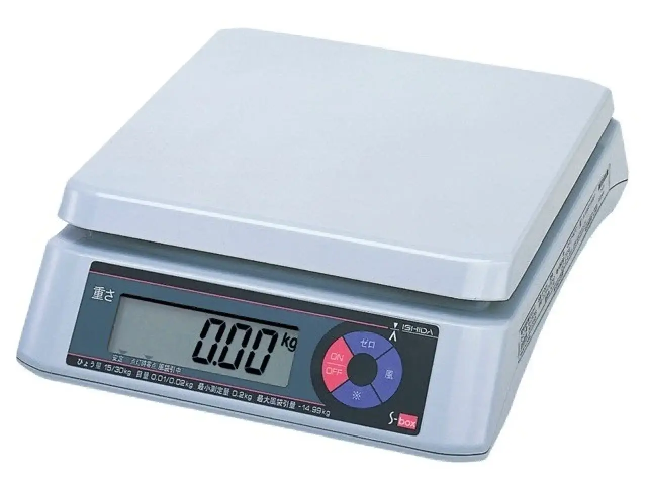 simple scale by ishida for grocery