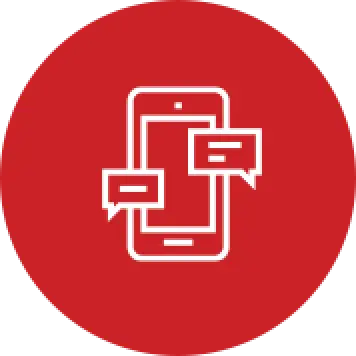 phone and text icon
