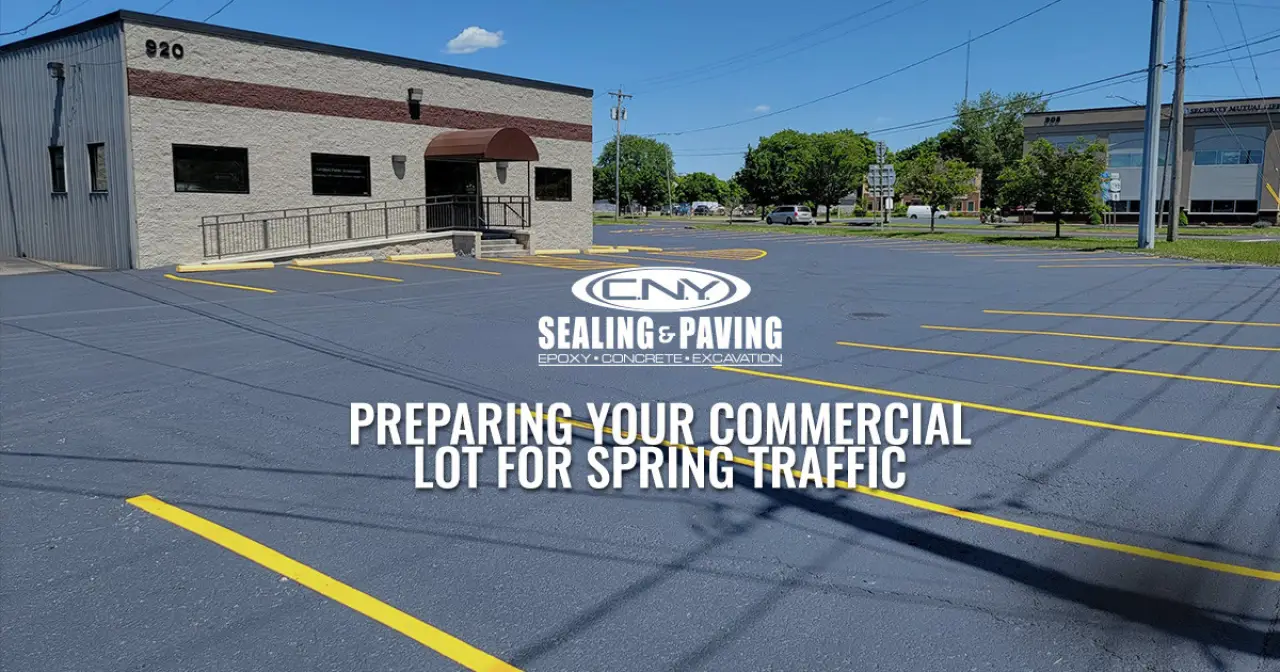 Preparing Your Commercial Lot for Spring Traffic