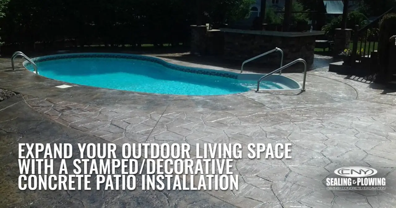 Transform Your Outdoor Living Space with Decorative Stamped Concrete