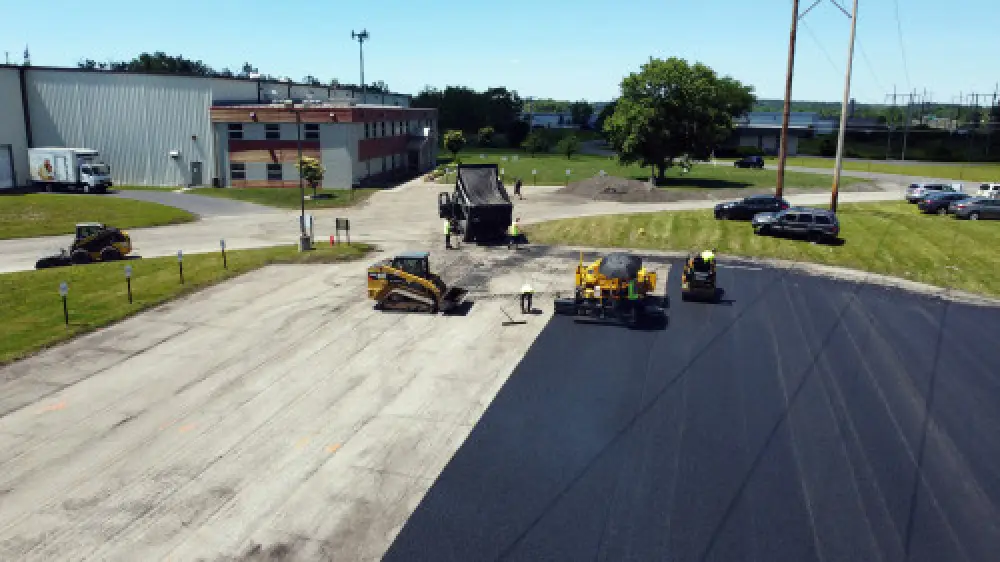 Asphalt patching and repair project