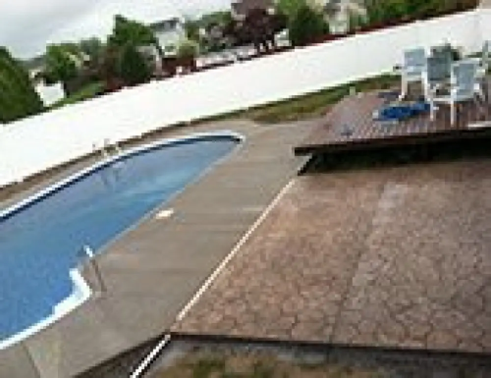 Decorative concrete patio project