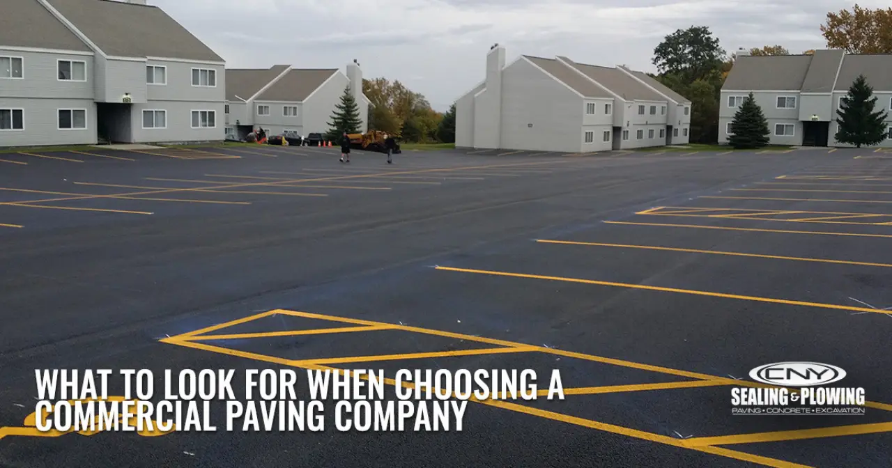 What to Look for When Choosing a Commercial Paving Company
