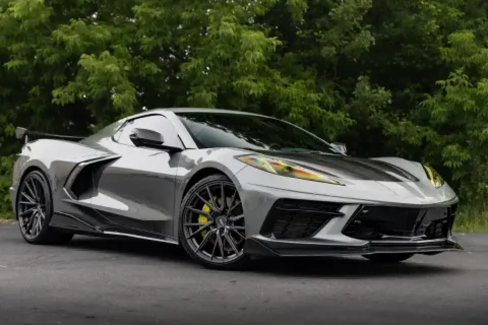 2022 Chevrolet Corvette C8 performance sports car exterior front view