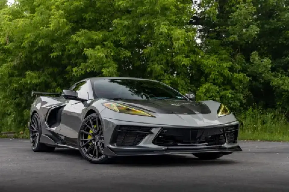 2022 Chevrolet Corvette C8 performance sports car exterior profile