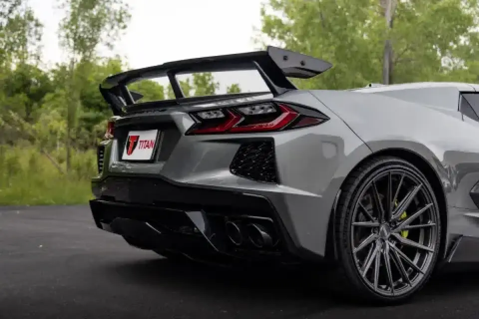 2022 Chevrolet Corvette C8 rear design and performance styling detail