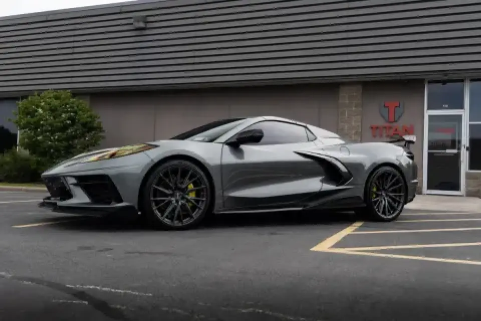 2022 Chevrolet Corvette C8 sports car rear design detail