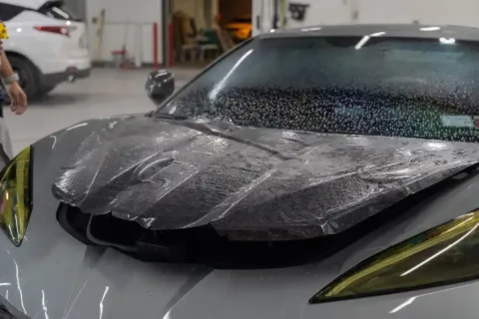 2022 Chevrolet Corvette C8 front quarter view showing performance design