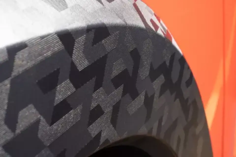 Orange 2022 Toyota Tundra TRD Pro exterior detailing at Titan Motorworks