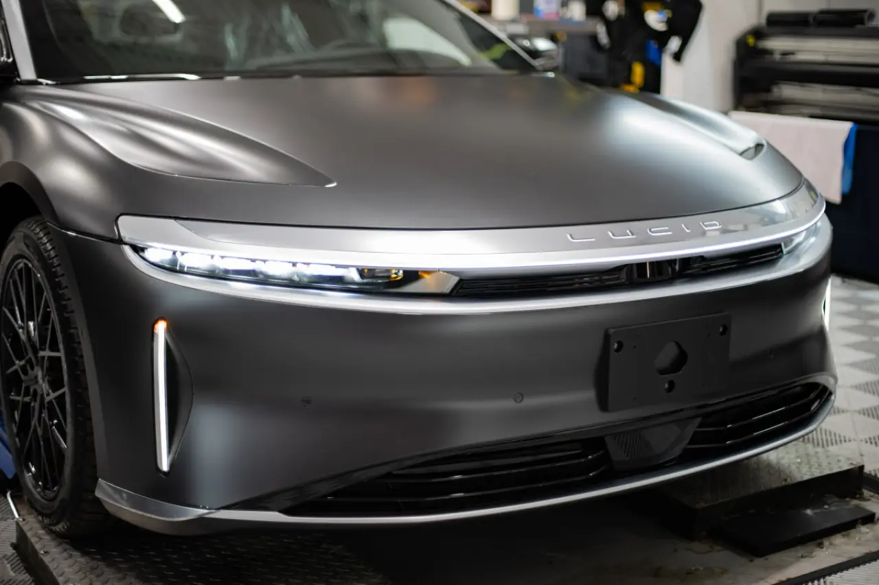 silver 2023 lucid air grand touring