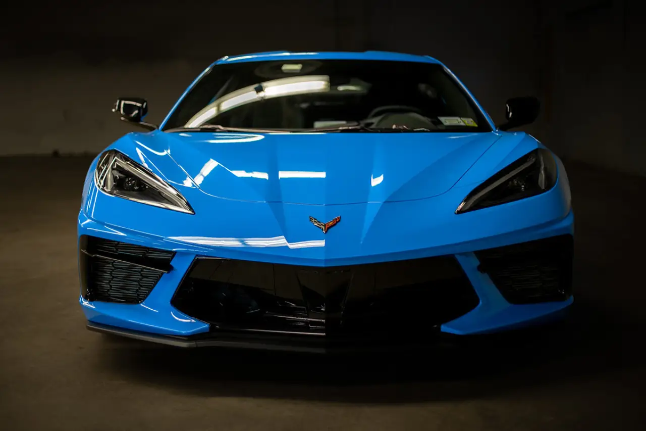 2023 Rapid Blue C8 in Rapid Blue