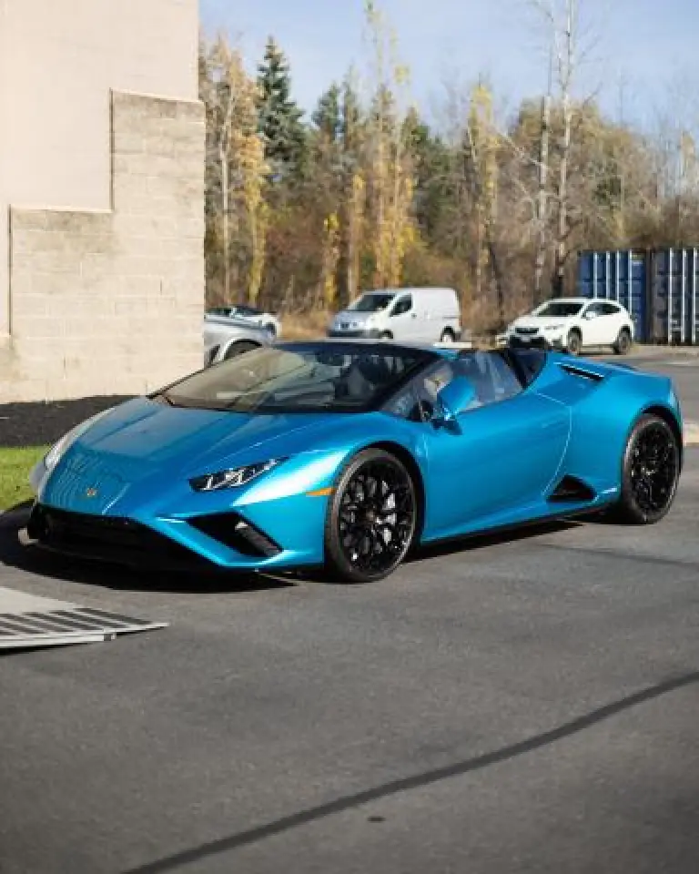 2023 lamborghini huracan in parking lot