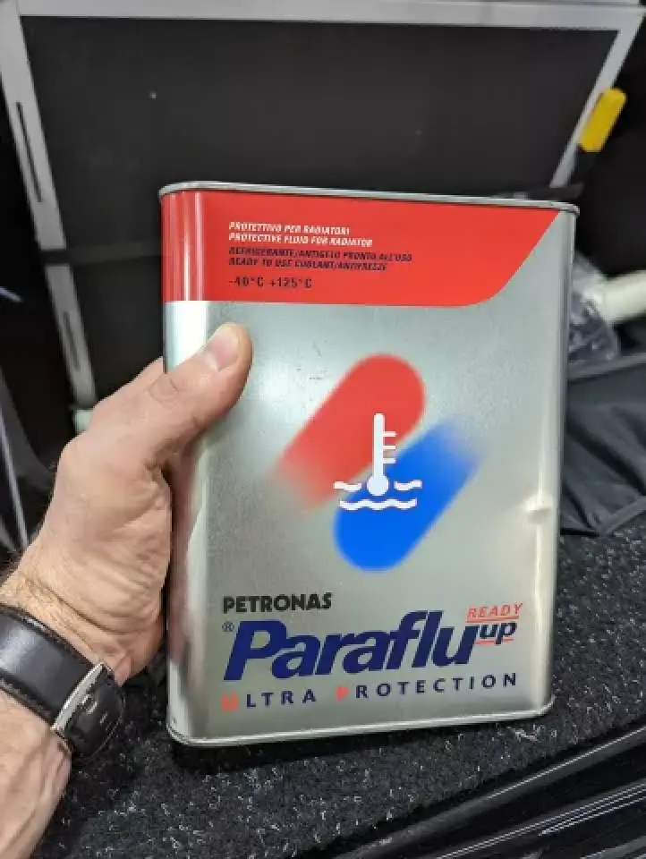 Petronas Paraflu antifreeze coolant used for London taxi maintenance