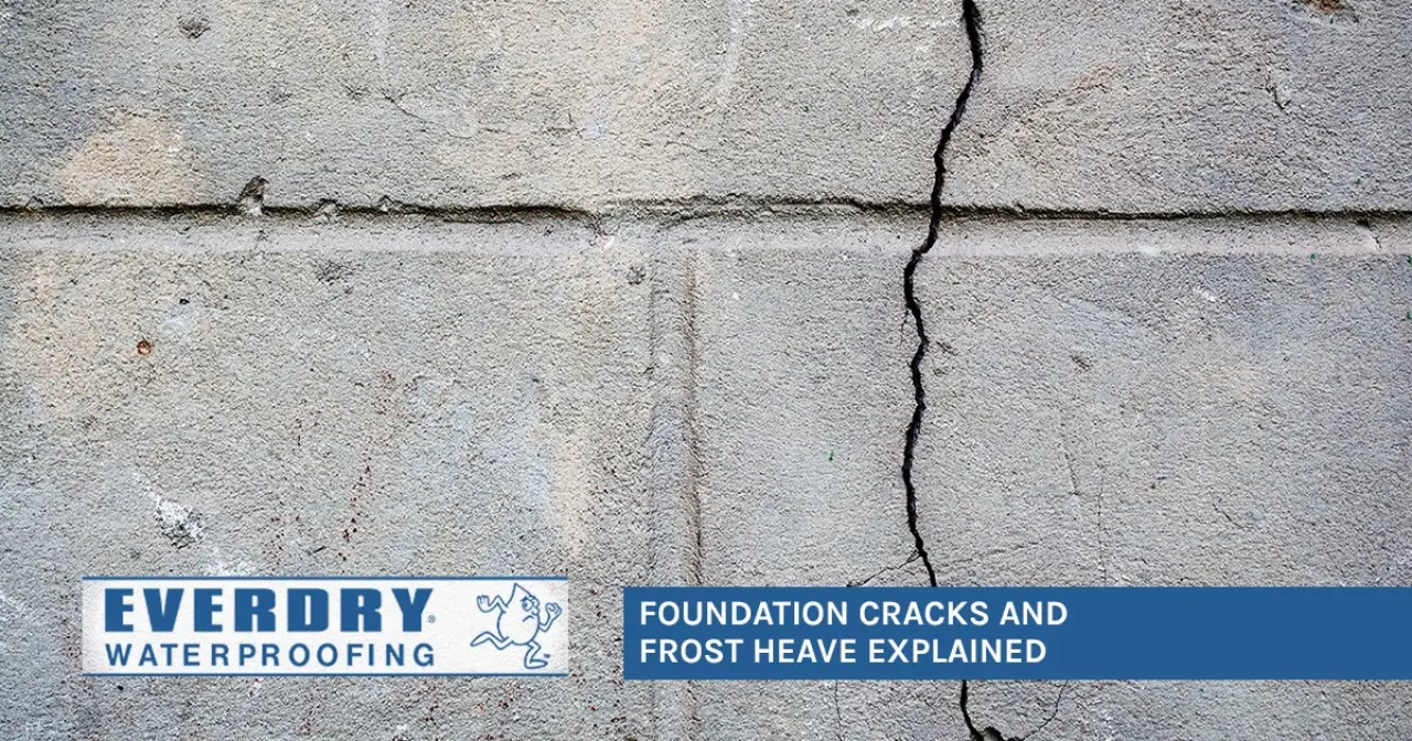 Foundation Cracks and Frost Heave Explained
