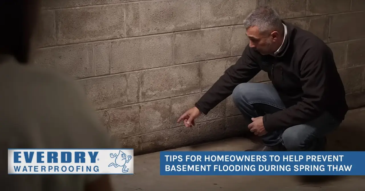 Tips for Homeowners to Help Prevent Basement Flooding During Spring Thaw