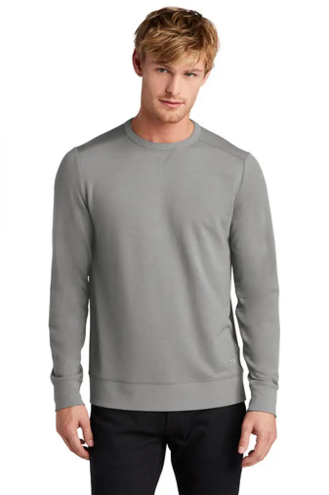OGIO® Luuma Flex Long Sleeve Crew - Petro Grey Heather