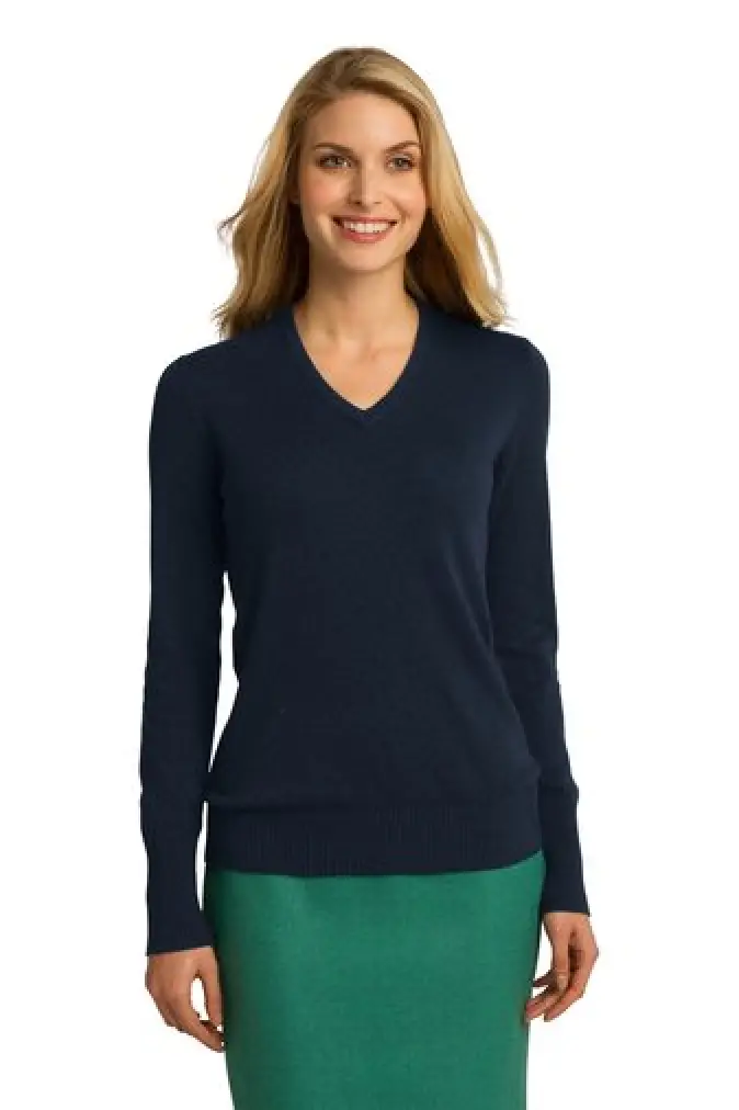 Port Authority® Ladies V-Neck Sweater - LSW285