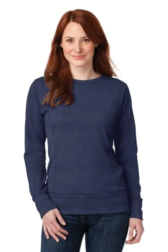 French Terry Crewneck Sweatshirt - 72000L - Heather Blue