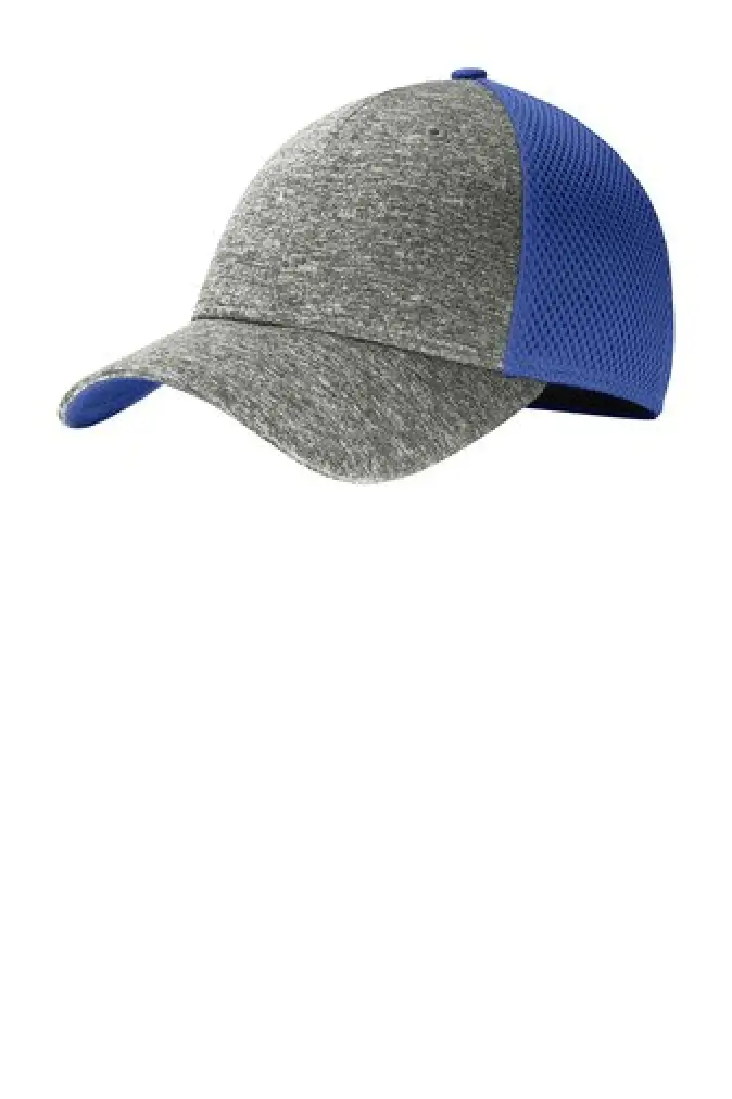 New Era® Shadow Stretch Mesh Cap - NE702 Royal/Shadow Heather