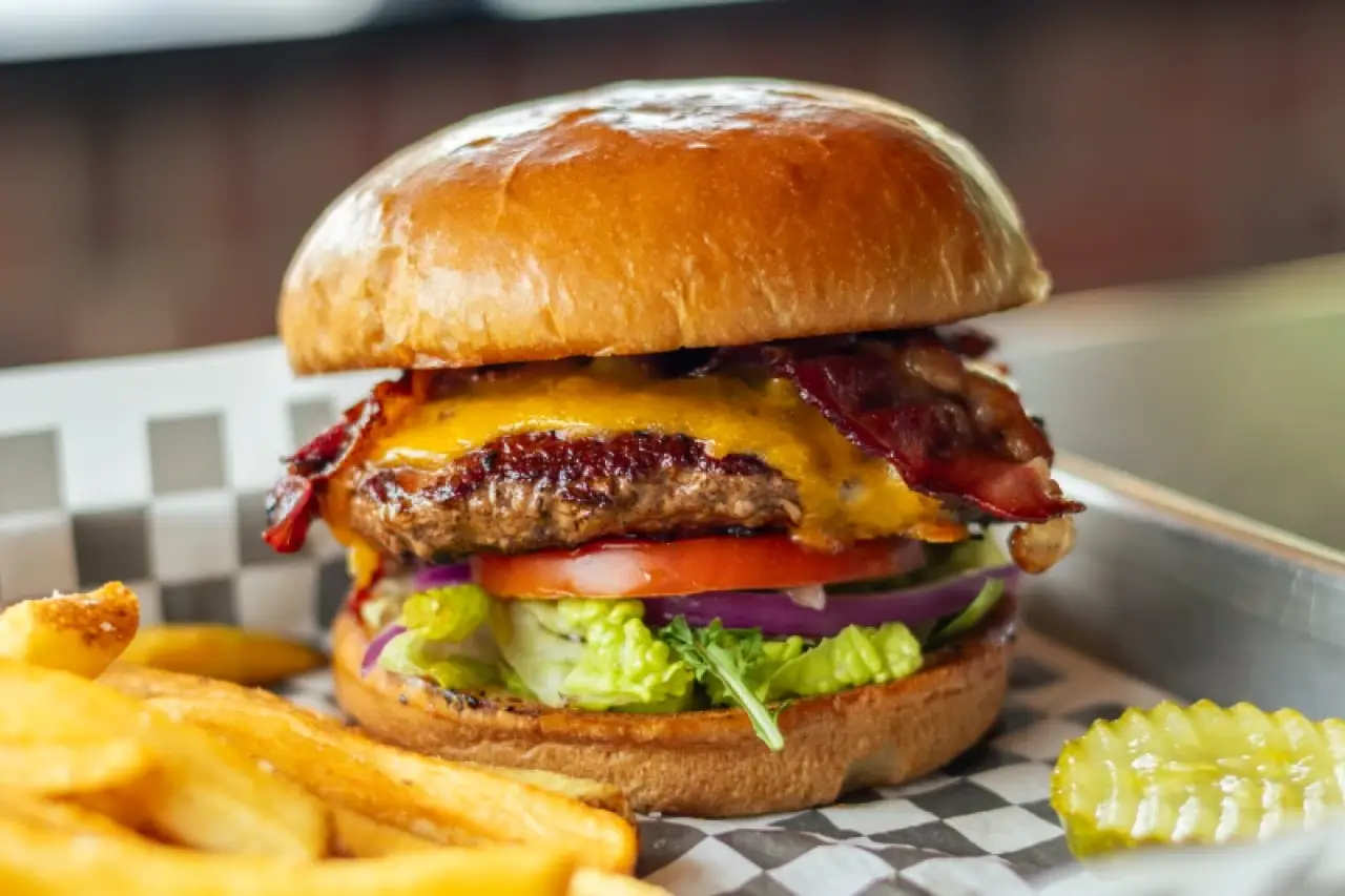 Rowdy Reuben Burger