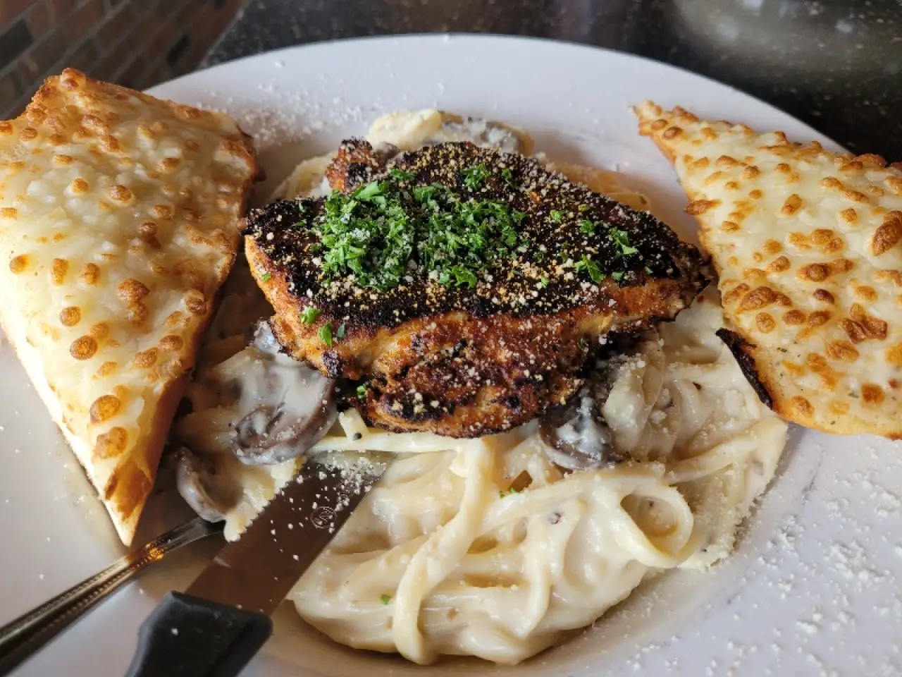 Blackened Chicken Alfredo