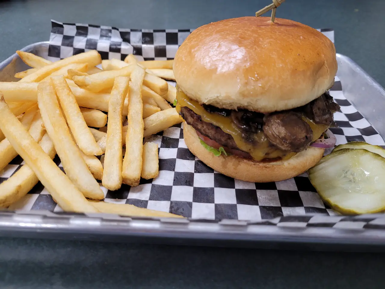 Rowdy Reuben Burger