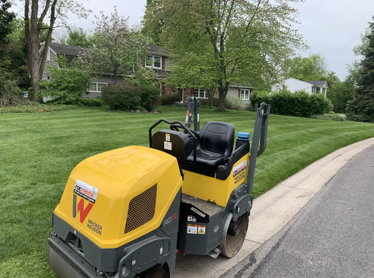 Integrity Pavement Solutions Lawn Rolling Mower Western NY