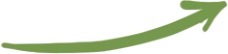 Green curved arrow pointing upward to the right.