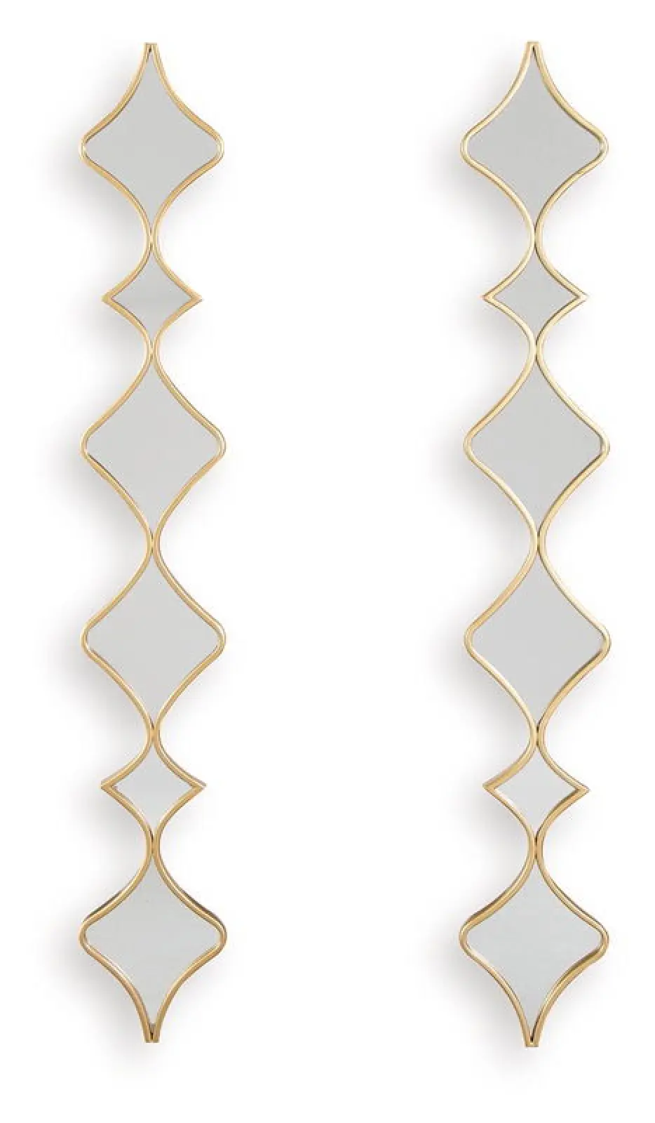 Harriswood - Accent Mirror Set (Set of 2) - Gold Finish