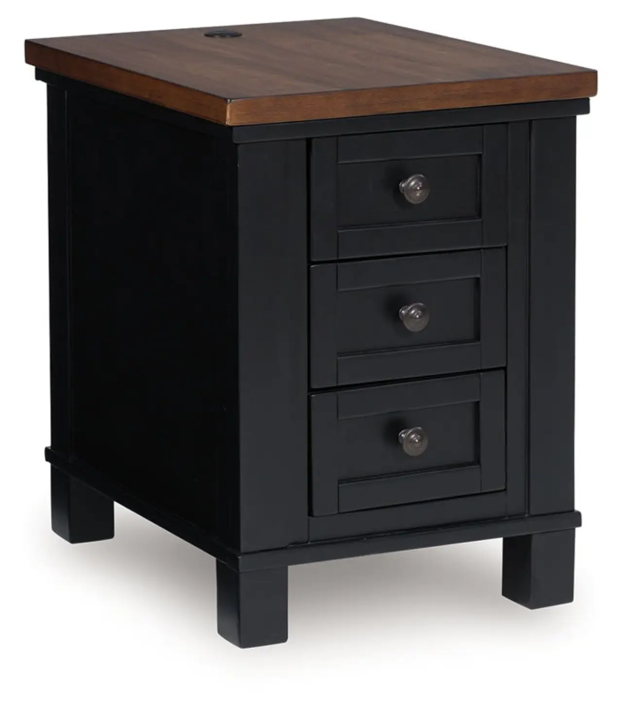 Wildenauer - Chair Side End Table - Brown / Black