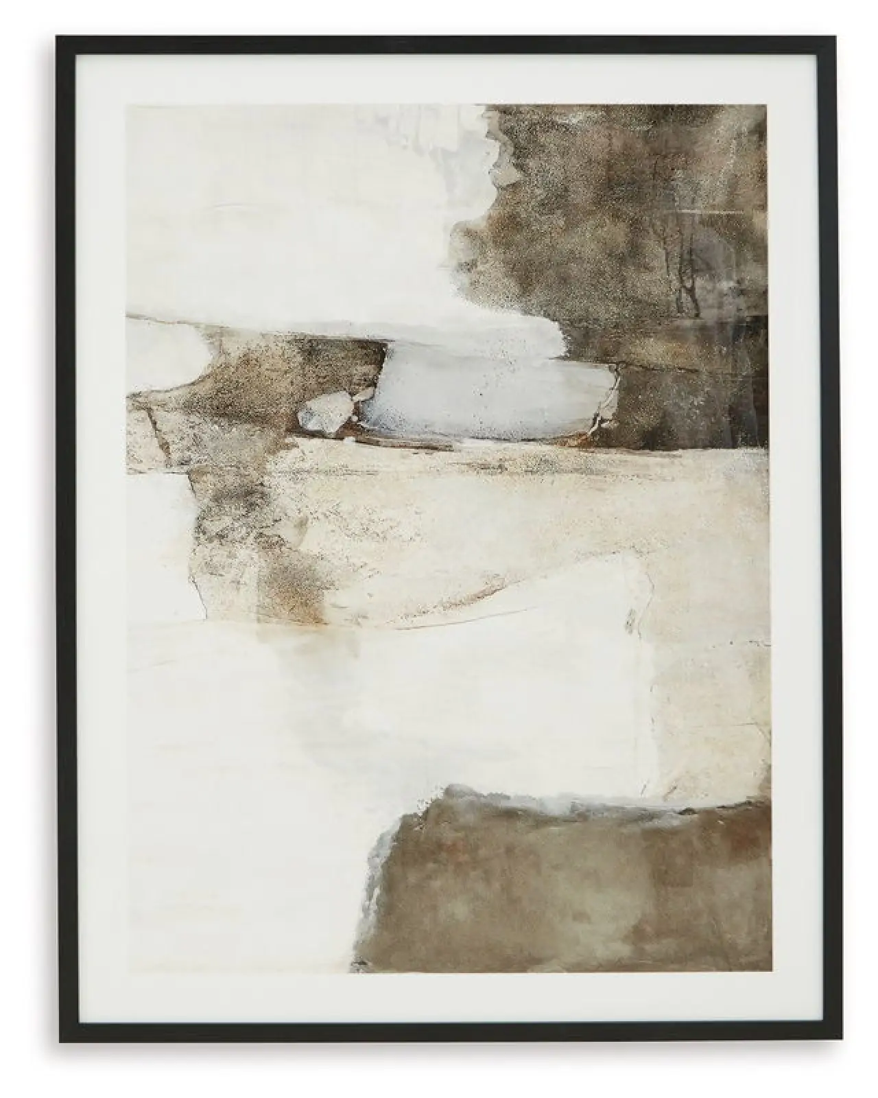 Aldricton - Wall Art - Brown / White