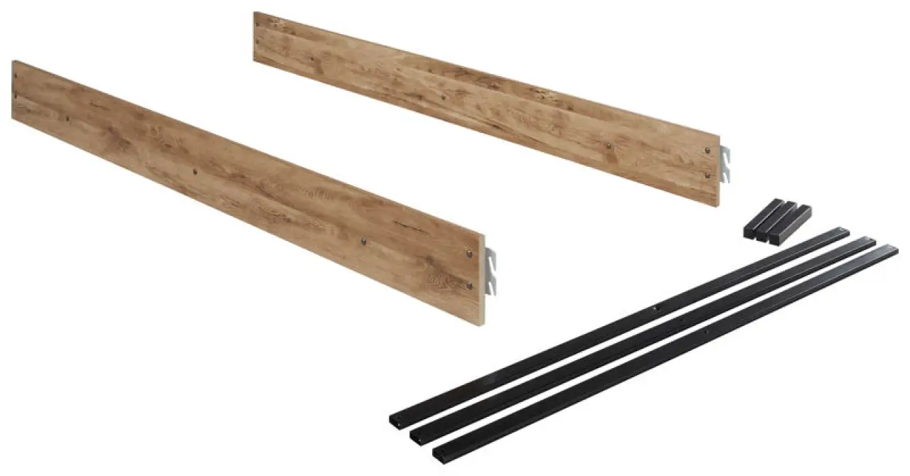 Hyanna - Twin/Full Platform Rails - Tan