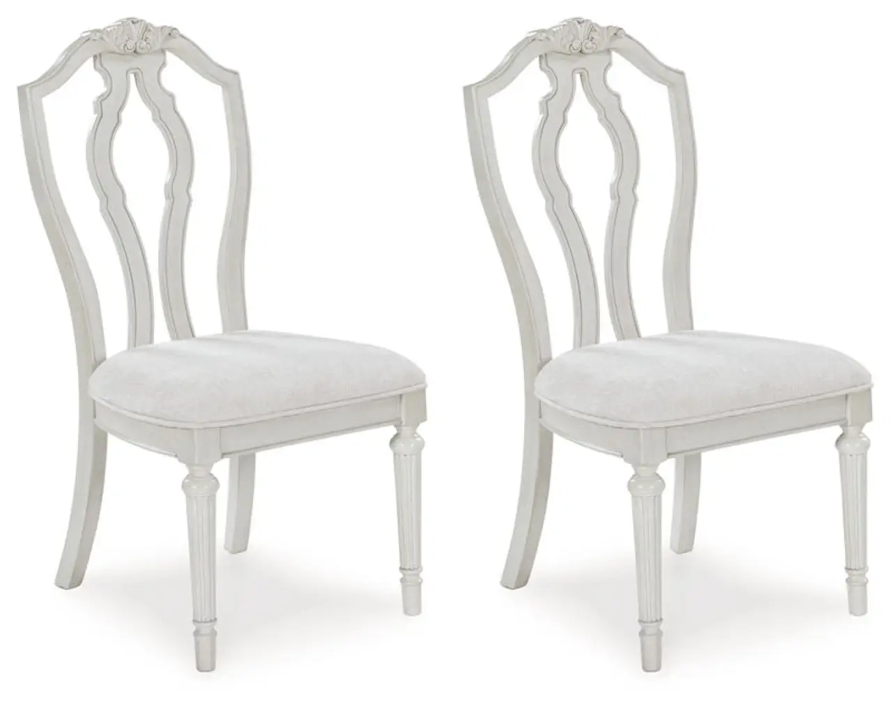 Montelaine - Dining Upholstered Side Chair (Set of 2) - Antique White