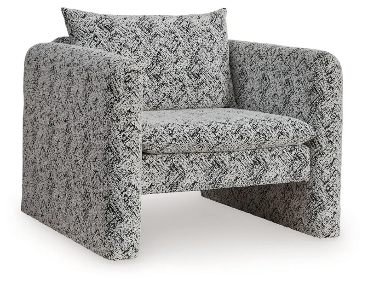 Kenbell - Accent Chair - Black / White