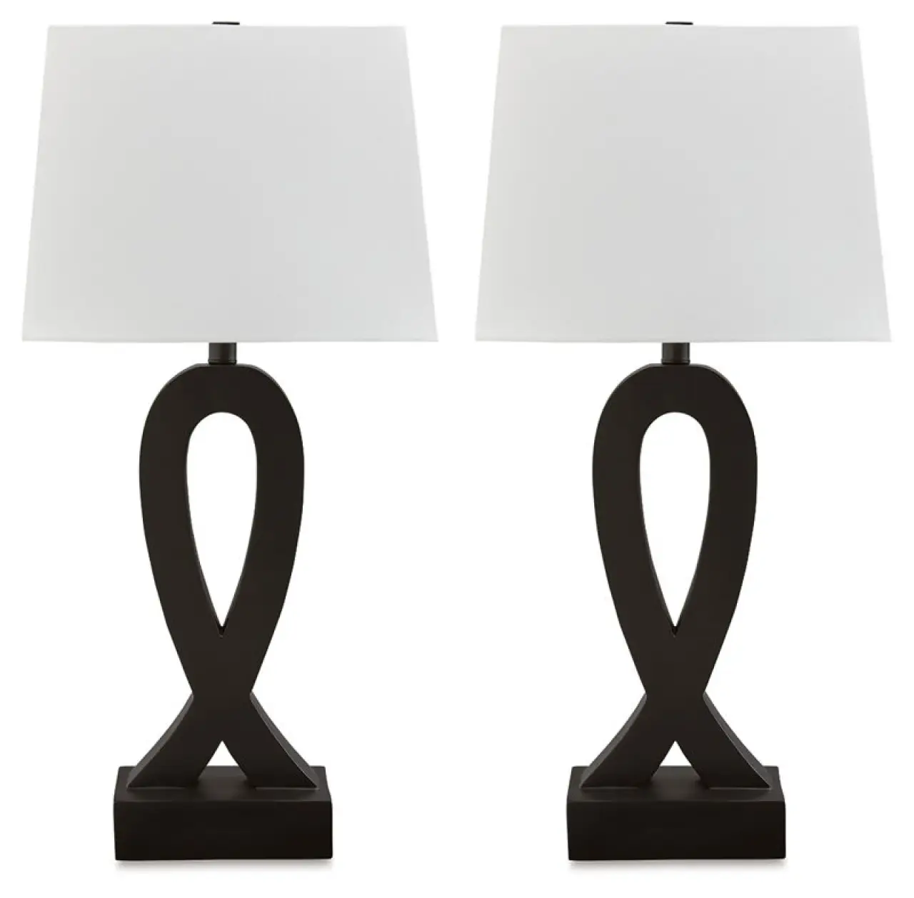 Markellton - Poly Table Lamp (Set of 2) - Black