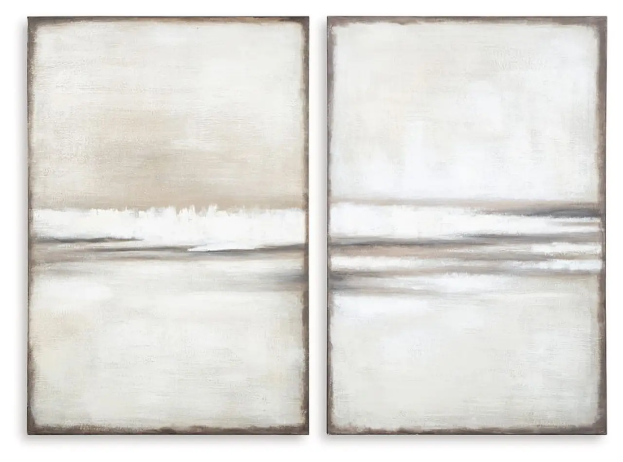 Brockdunn - Wall Art Set (Set of 2) - Tan / Brown