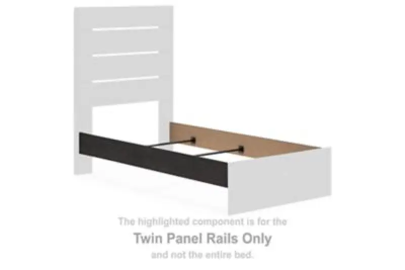 Hollivern - Twin Panel Rails - Dark Gray