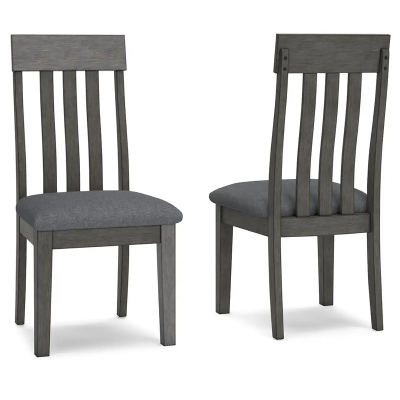 Hallanden - Dining UPH Side Chair (Set of 2) - Black / Gray