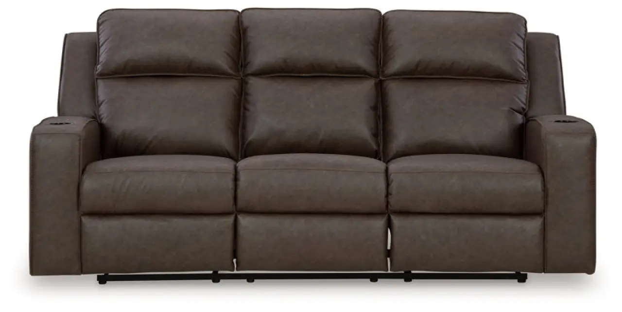 Lavenhorne - Rec Sofa W/Drop Down Table - Granite