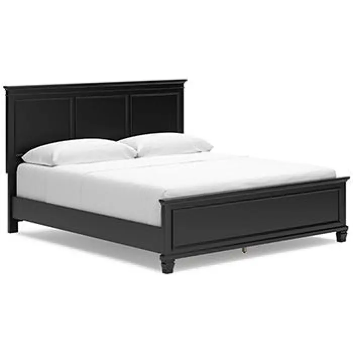 Lanolee - California King Panel Rails - Black